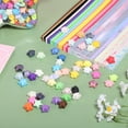 thumbnail image 2 of WHAMVOX 1290 Pcs Diy Star Strip Origami Star Paper Strips Assorted Color Easy to Fold Creative Projects, 2 of 7