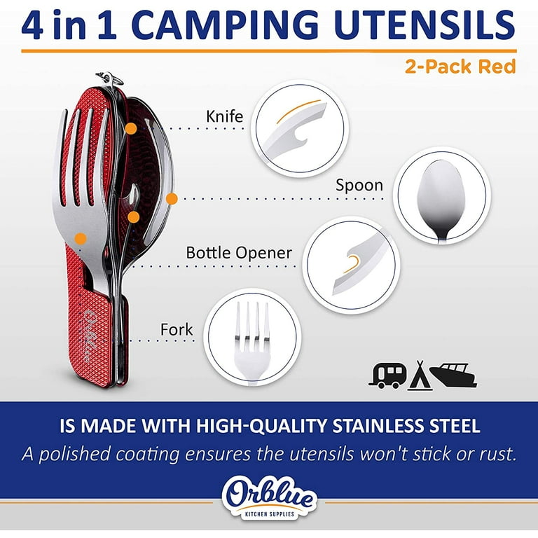 Polished Stainless Steel Multi-Purpose Opener Foldable Mini Portable for Kitchen Camping Opener Can Travel