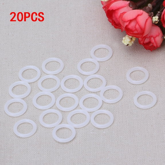 Yammee DIY Crochet Ring Circle Hook Plastic Craft Tool Accessory for Handbag Car for Se