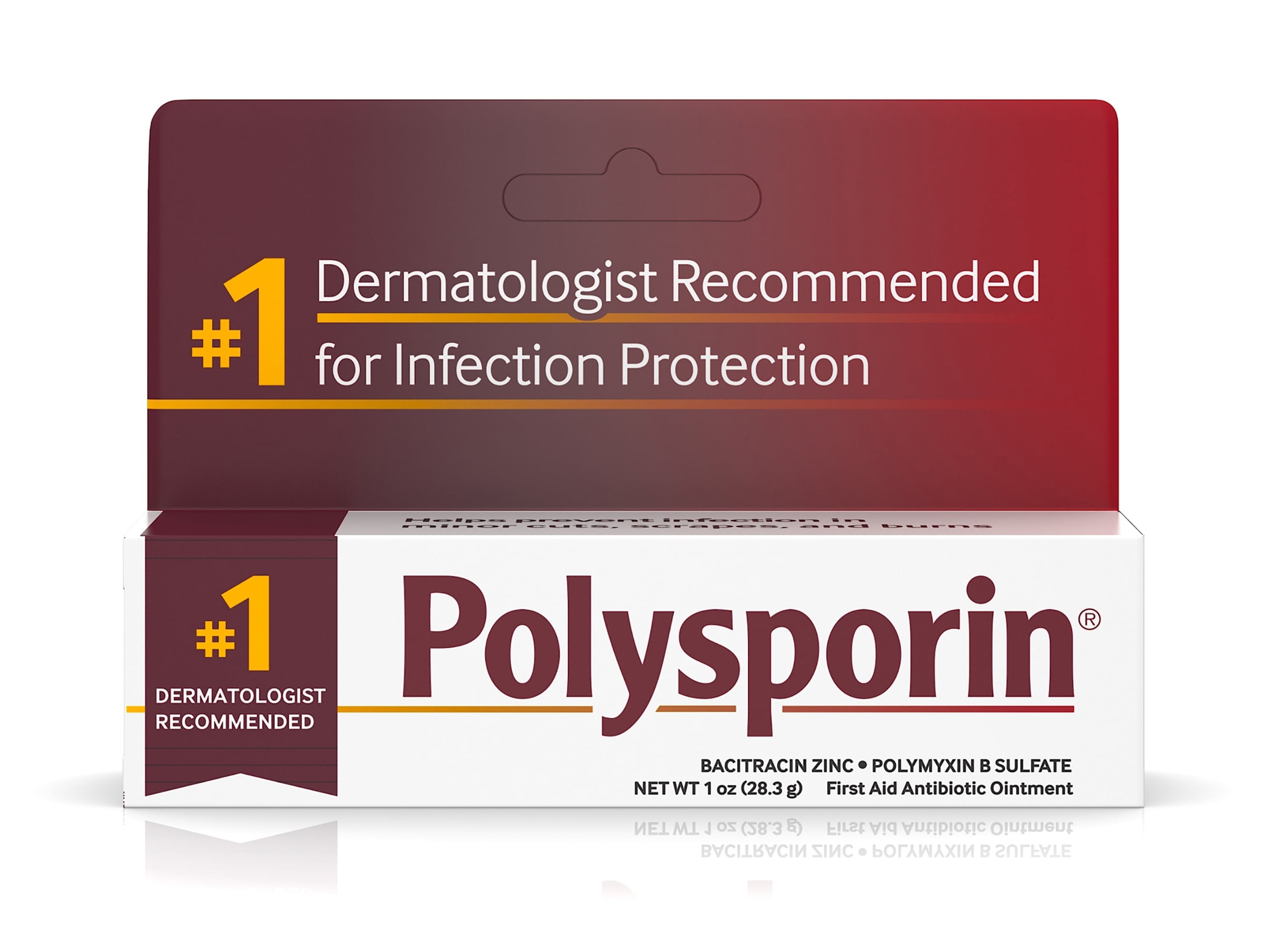 Polysporin First Aid Antibiotic 1 oz. Tube 500 IU 10,000 IU / Gram