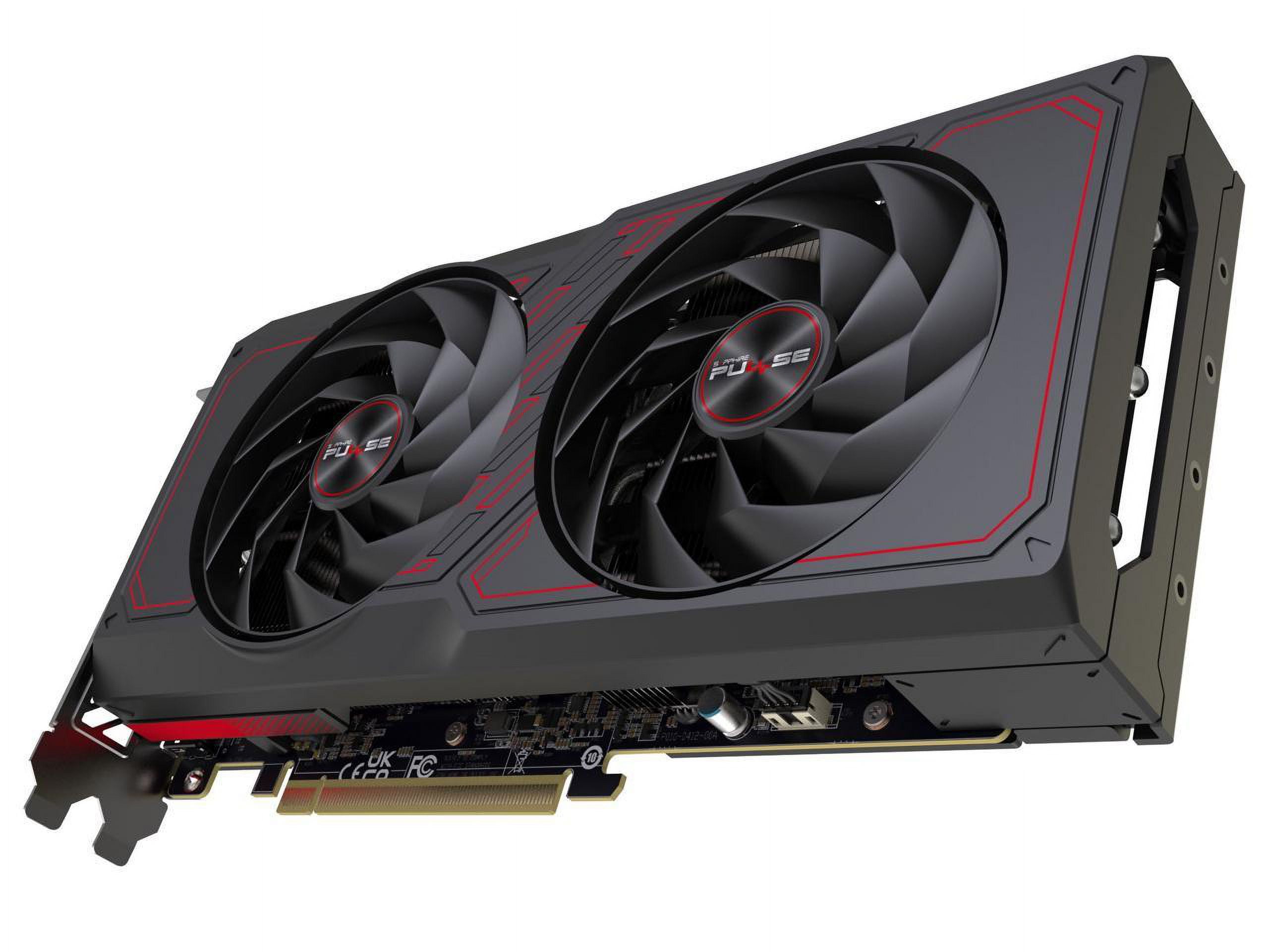 SAPPHIRE PULSE Radeon RX 7600 XT 16GB GDDR6 GPU, ATX Video SAPPHIRE PULSE Radeon RX 7600 XT 16GB GDDR6 GPU, ATX Video