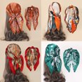 thumbnail image 4 of Todo elegante diadema, bufanda bufanda Seda sensación hijab Boho hijab para mujeres niñas, 4 of 5