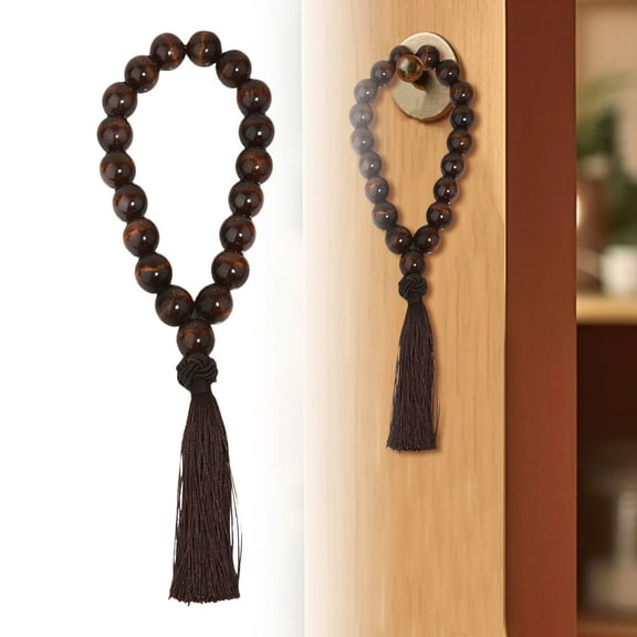 EZPXFCI Premium Muslim Prayer Beads Made with Natural Stone Beads for Daily Misbaha and Meditation (12mm (19 Beads), Tiger Eye, Brown)