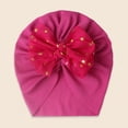 thumbnail image 2 of Kids Sun Hat for Boys Girls Mesh Bucket Hat Toddler UV Protection Beach Hat Kids Foldable Fishing Hat Baby Girls Turban Hats With Bow Caps Bonnets Headwraps For Toddlers, 2 of 3
