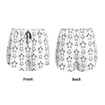thumbnail image 6 of Goofa Hand Drawn Turtle Printed Women 2 in 1 Running Shorts,Quick Dry Athletic Workout Shorts,High Waisted Athletic Shorts with Liner Pockets-X-Large, 6 of 9