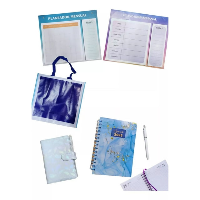 Kit Planeador Organizador Agenda Diaria Gastos Personalizado