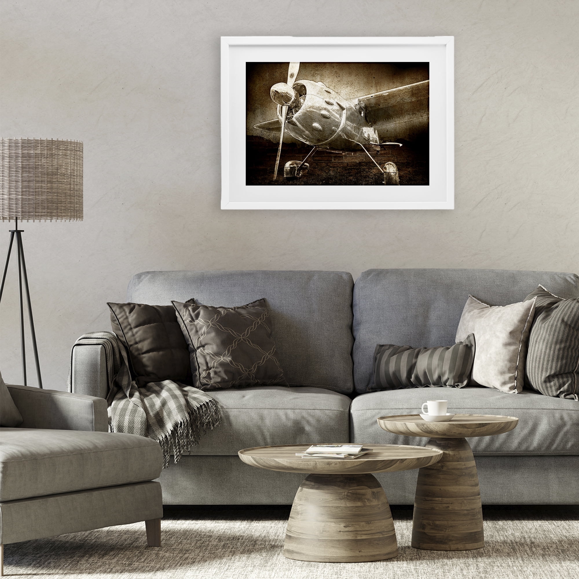 Stupell Industries Taking Flight Vintage White Framed Print Under Glass, design by Kim Allen