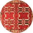 thumbnail image 1 of Ahgly Company Indoor Round Persian Orange Traditional Area Rugs, 5' Round, 1 of 1