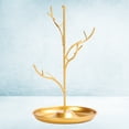 thumbnail image 4 of Milisten Golden Tree Branches Design Necklace Display Rack Jewelry Showing Stand Earring Holder Hanger Pendant Iron Showcase Bracelet Organizer, 4 of 5