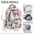 thumbnail image 5 of Yuyamidu Patriotic Western Kids Backpack Set 4Pcs with Lunch Bag Pencil Case Water Bottle Sleeve, Kids Bookbag for Teens Girls Students Travel, 5 of 8