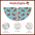 thumbnail image 3 of Rateoe Turtle Pattern Christmas Tree Skirt with Ties , Christmas Tree Decorations, Farmhouse Christmas Decor Xmas Holiday Decorations-36", 3 of 6