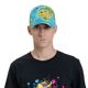 thumbnail image 4 of Balery World Map With Animals Landmarks Gorra de béisbol de tamaño ajustable para correr, entrenar y actividades al aire libre. Gorra de papá para todas las estaciones., 4 of 6