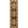 thumbnail image 1 of Infinity Home 36352L 2 ft. 7 in. x 12 ft. Timeless Le Petit Palais Traditional Runner Area Rug - Green, 1 of 5