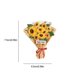 thumbnail image 3 of Flower Bouquet Resin Fridge Stickers Three Dimensional Magnetic Stickers Fridge Decoration, 3 of 7