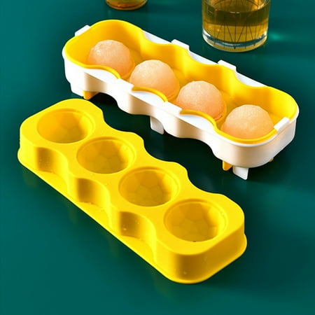 

Ice-Cube Tray Easy-Release Silicone And Flexible 12-Ice Trays With Spill-Resistant Removable Lid Durable & Dishwasher Safe - For Food Cocktail Whiskey