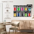 thumbnail image 5 of Elephant Stock Dublin Door Colors Wall Art - Horizontal Canvas Wall Art - Living Room Wall Decor - Architecture Canvas - Gray And White Decor - 30" x 20", 5 of 8