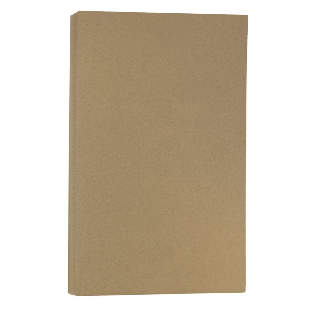 JAM Paper Legal Cardstock, 8 1/2 x 14, 65lb, Brown Kraft, 250 per Pack