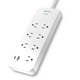 thumbnail image 2 of Protector contra sobretensiones Philips SPP3983W/37, 7 salidas 1500J con USB, 2 of 6