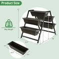 thumbnail image 4 of Costway 31”H Raised Garden Bed 3-Tier Vertical Planter w/5 Plant Boxes Indoor Outdoor, 4 of 10
