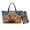 Blue and Yellow-Highland Cow Sunflower Butterfly, variant on Owl Dreamcatcher Printed Handbag and Wallet Set Womens Top Handle Handbags Shoulder Purse with Matching Wristlet Wallet Pu Leather Shoulder Bag Totes, Brown