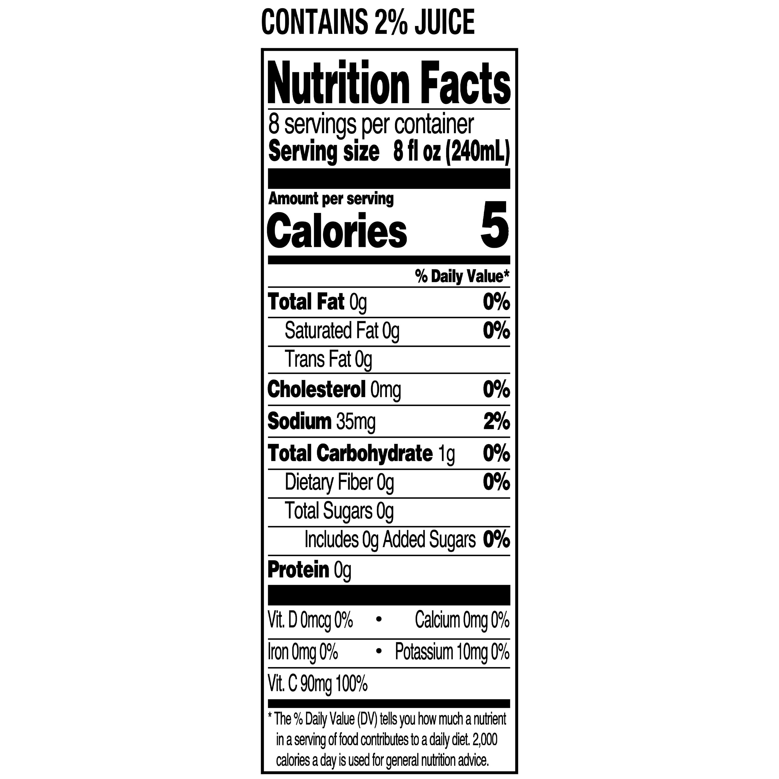 Great Value Zero Sugar Cherry Pomegranate Juice, 64 fl oz