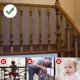 thumbnail image 5 of Red de protección para escaleras de 3 metros, red de seguridad, red de seguridad para niños, red de protección para escaleras para niños, red para balcones de bebés, red de seguridad para, 5 of 7