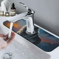 thumbnail image 7 of Xecao Lonely Night Sky Wolf for Kitchen Sink Splash Guard Faucet Mat , Faucet Guard & Draining mat, (15" X 5.5" ), 7 of 7