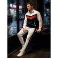 thumbnail image 5 of Men’s Classic Slim-Fit Tracksuit – Full-Zip Jacket & Jogger Set, 5 of 6