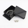 thumbnail image 2 of Caja de conexiones Plástico ABS A prueba de polvo Impermeable IP65 Cajas eléctricas universales Caja de proyecto con oído fijo Negro, 2 of 5