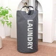 thumbnail image 6 of HongHeng Laundry Basket, Freestanding Tall Clothes Hamper, Collapsible Laundry Bag, 6 of 6