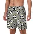 thumbnail image 1 of Fotbe Panda With Crown And Stars Traje de Baño para Hombre – Shorts de Natación de Secado Rápido con Forro y Bolsillos-Medium, 1 of 6