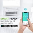 thumbnail image 4 of BILT HARD Inverter Window Air Conditioner 10000 BTU Smart WiFi AC Unit Cools up to 450 Sq Ft Rooms with Remote App Control, 4 of 8