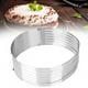 thumbnail image 5 of Molde para cortar pasteles, anillo Circular de acero inoxidable ajustable de 24-30cm, herramienta para hornear, 5 of 8