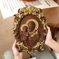 thumbnail image 2 of St. Joseph Wood Carved Religious Icon Christian Gift Wall Hanging Art Gift Gift for Dad, 2 of 5