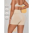 thumbnail image 4 of One Piece Women Mid Waist Mid-Thigh Lightweight Slimming Shaping Short Suitable for Base Layering, 4 of 4