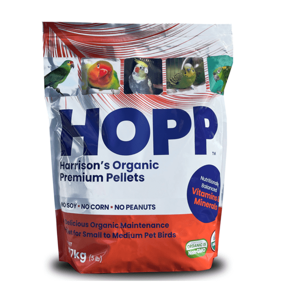 Harrison's Balanced Pet Bird Nutrition Pellets, 5 lbs Bag