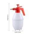 thumbnail image 3 of White Hand Pump Pressure Sprayer, Adjustable Copper Nozzle Water Spray Bottle for Houseplants Garden Watering and Cleaning, 1 Liter, 3 of 7