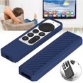 thumbnail image 2 of Shockproof Silicone Remote Control Case Compatible for 2021 Apple TV 4K Remote Control Accessories Non-slip All-inclusive Protective Case Blue, 2 of 9