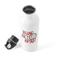thumbnail image 4 of CafePress - Bump, Set, Spike Water Bottle - Stainless Steel Water Bottle, Sports Bottle, 1.0L, 4 of 5