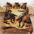 thumbnail image 2 of Vintage Western Cowboy Bedding Sets Twin Duvet Cover 3 Piece Cute Bed Set for Boys Girls Kid, 2 of 6