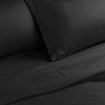thumbnail image 4 of Superior Egyptian Cotton Eco-Friendly 700 TC Sheet Set, California King, Black, 4 of 7