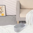 thumbnail image 4 of Unique Bargains 3Pcs Storage Basket for Key Tray Bowl Grey 11.8*6.7*3.5in, 4 of 5