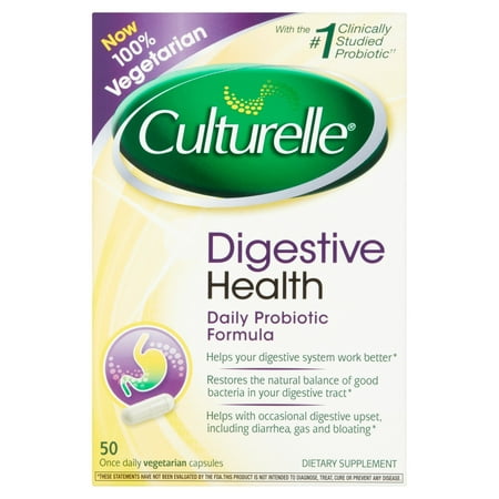 Culturelle Santé digestive probiotique capsules, 50 count