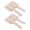 White, variant on 2Pcs Bra Strap Pad Protector for Chest Port, Soft Chest Port Protector Pads for Chemo Patients, Pacemaker and Post Breast Surgery Recovery, White