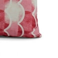 thumbnail image 2 of Simply Daisy, 18 x 18 inch, Zircoland , Geometric Print Pillow, Red, 2 of 2