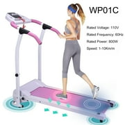 800W Folding Treadmill Electric /Support Motorized Power Running Fitness Machine