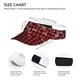 thumbnail image 3 of Balery Red Buffalo Plaid Gorra deportiva con visera ajustable para mujer y hombre (talla única), 3 of 7