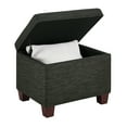 thumbnail image 3 of Convenience Concepts Madison Storage Ottoman, Dark Charcoal Gray Fabric, 3 of 7
