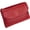 Red, variant on Wallet for Women, Slim RFID Clutch with  Pocket, Soft Pebble Short Card Holder ID Case 5.3in ()