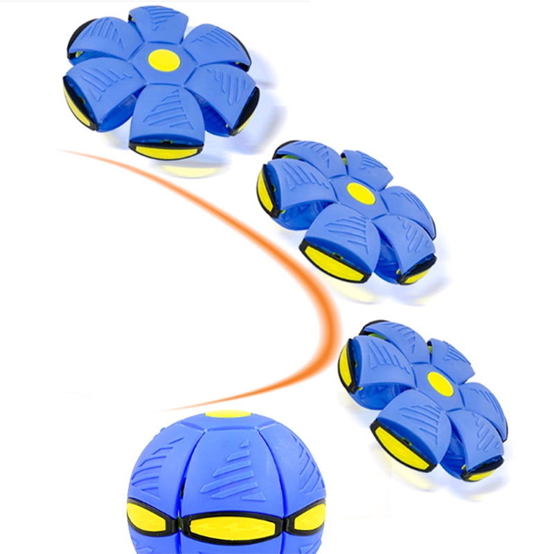 Magic Flying Saucer Ball Deformation UFO Ball with LED Light and Music